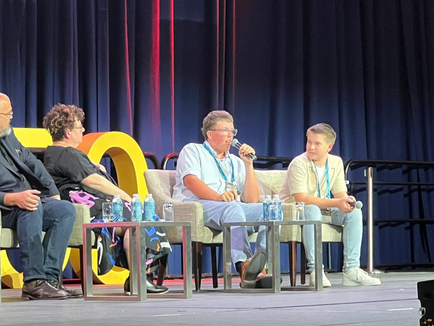 The full ACEL 2023 panel on stage